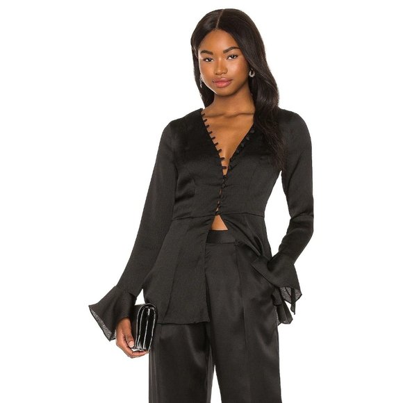 MAJORELLE Tops - MAJORELLE Samantha Top Black Women's Size XS